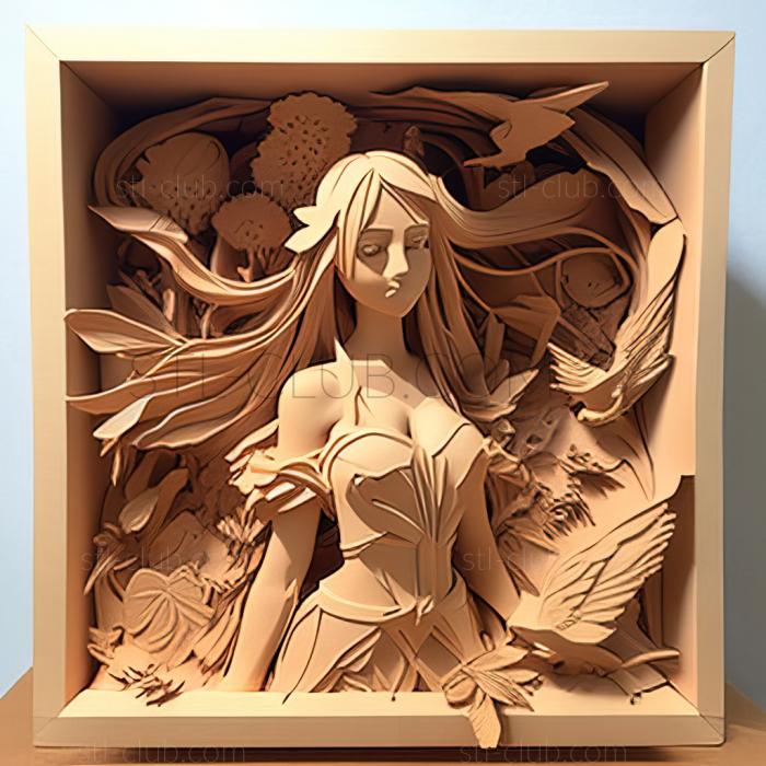 3D мадэль Аниме Судзумэ но Тодзимари (STL)
